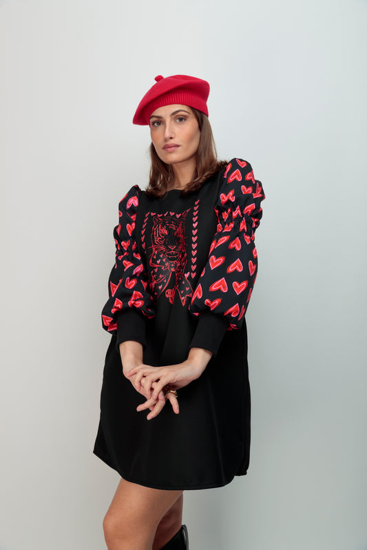 Vestido Manga Alegra Tiger Lazo