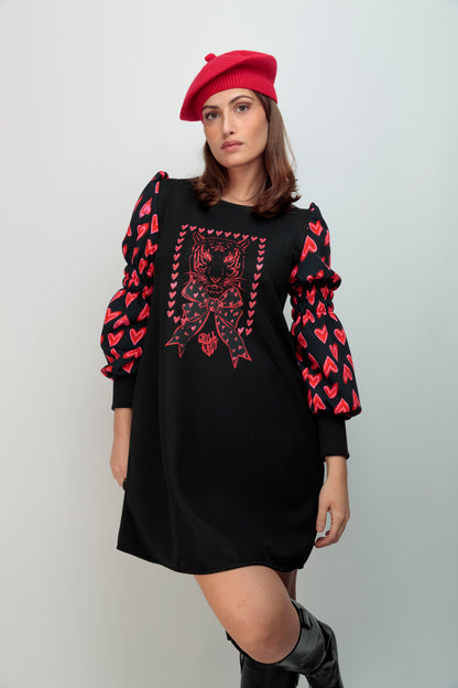 Vestido Manga Alegra Tiger Lazo