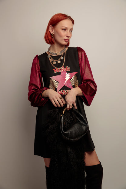 Vestido Manga Amelia Rock Star