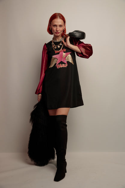 Vestido Manga Amelia Rock Star