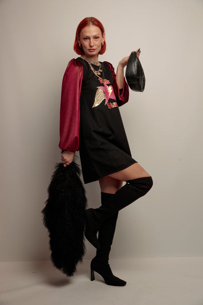 Vestido Manga Amelia Rock Star