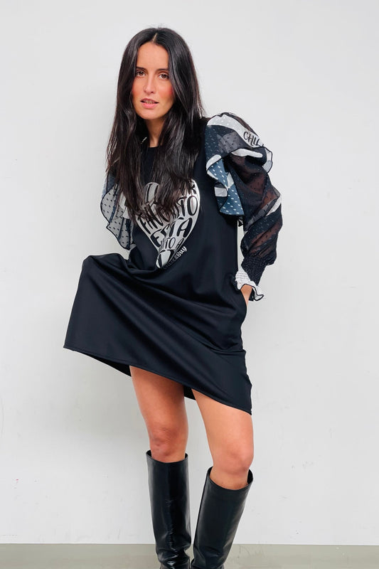 Vestido Manga Dulce Corazón Favorito