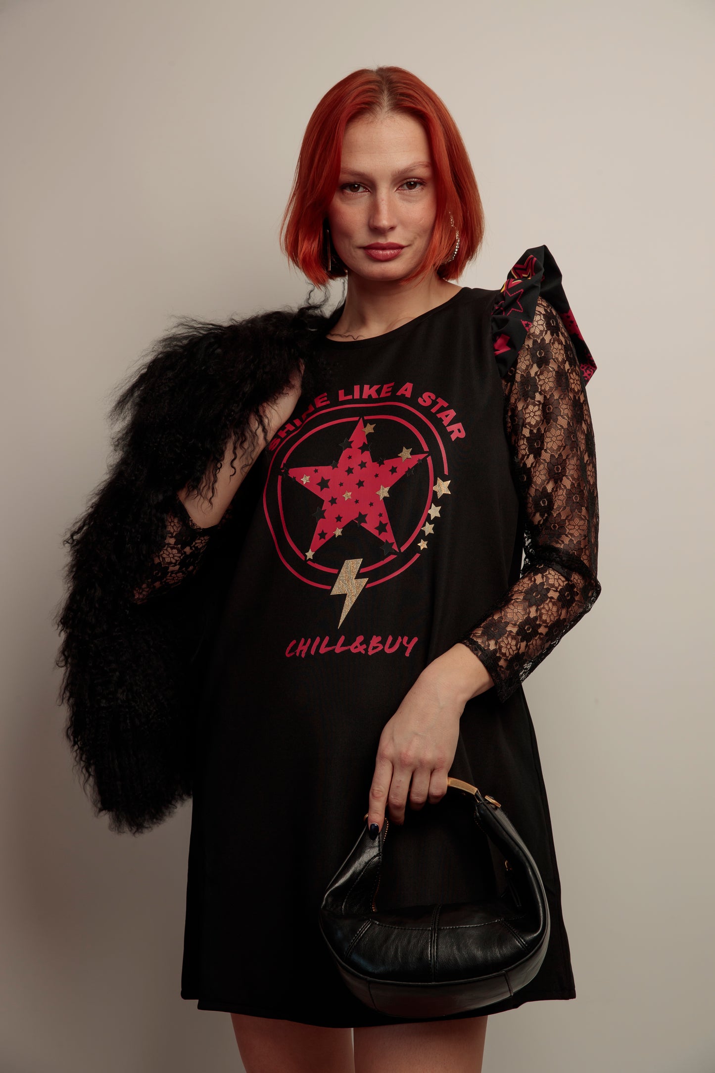 Vestido Manga Rita Shine