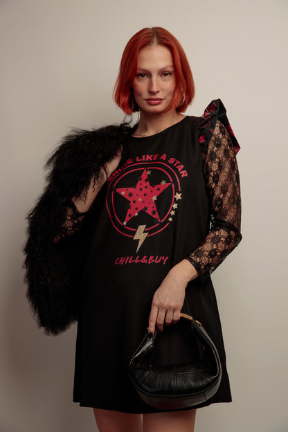 Vestido Manga Rita Shine