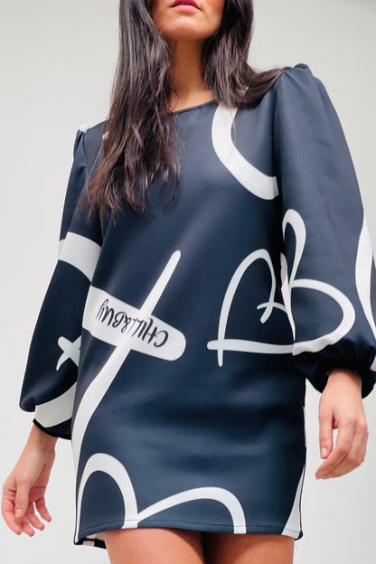 Robe Mia Black Love