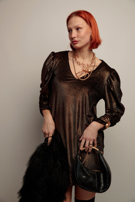 Vestido Pico Lupita Negro