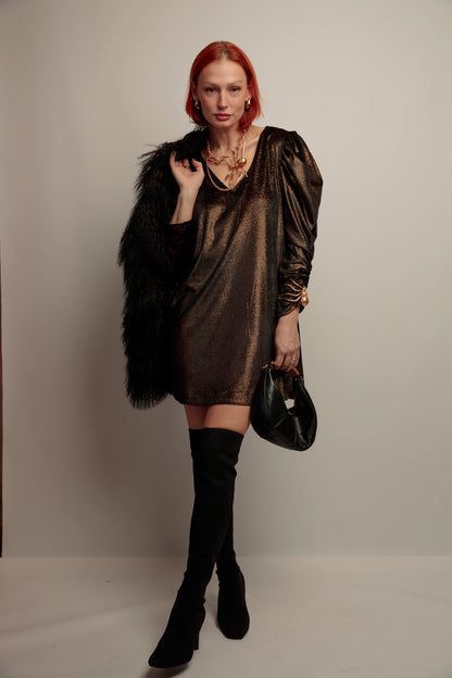 Vestido Pico Lupita Negro