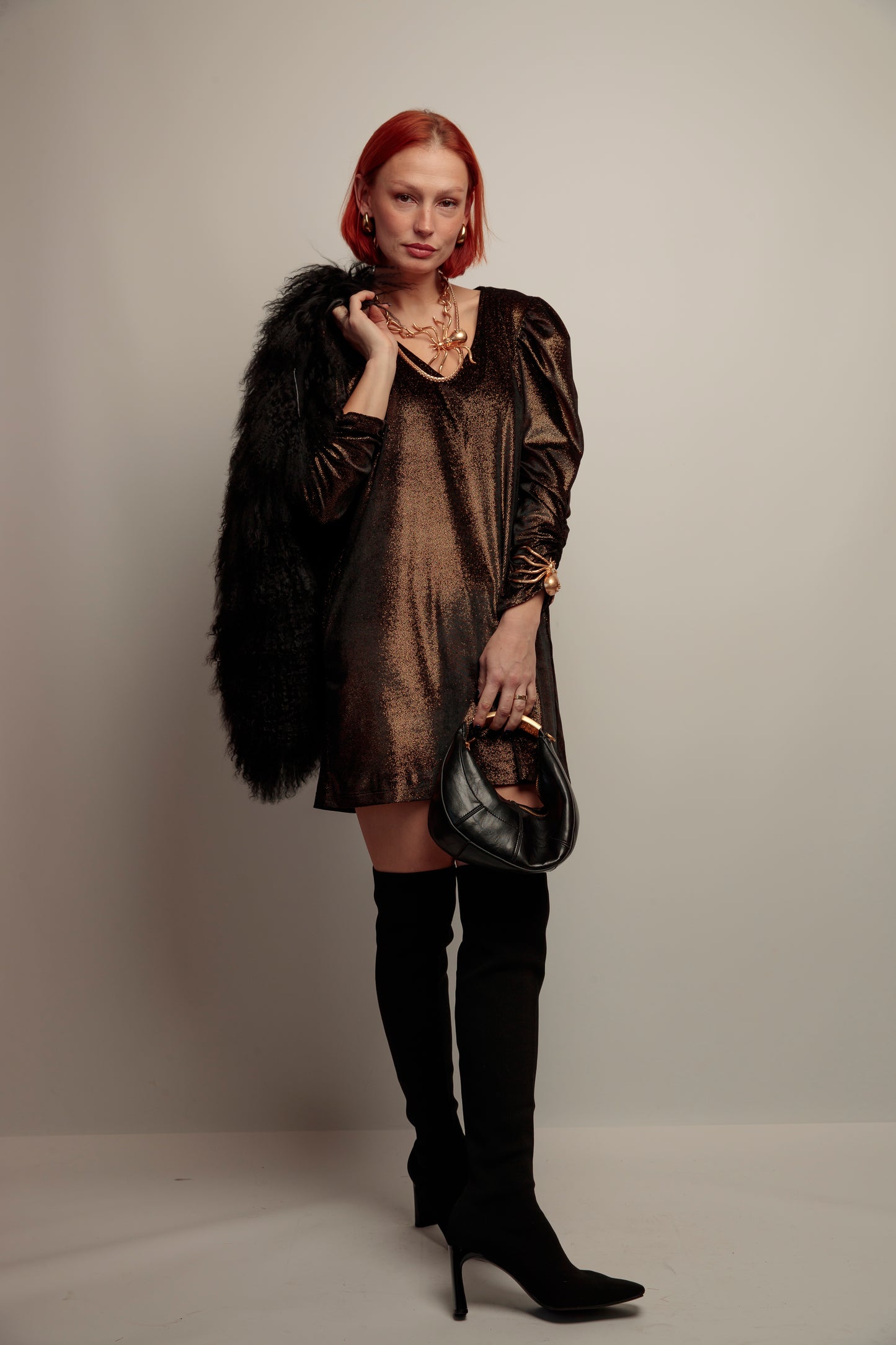 Vestido Pico Lupita Negro