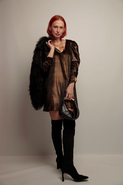 Vestido Pico Lupita Negro