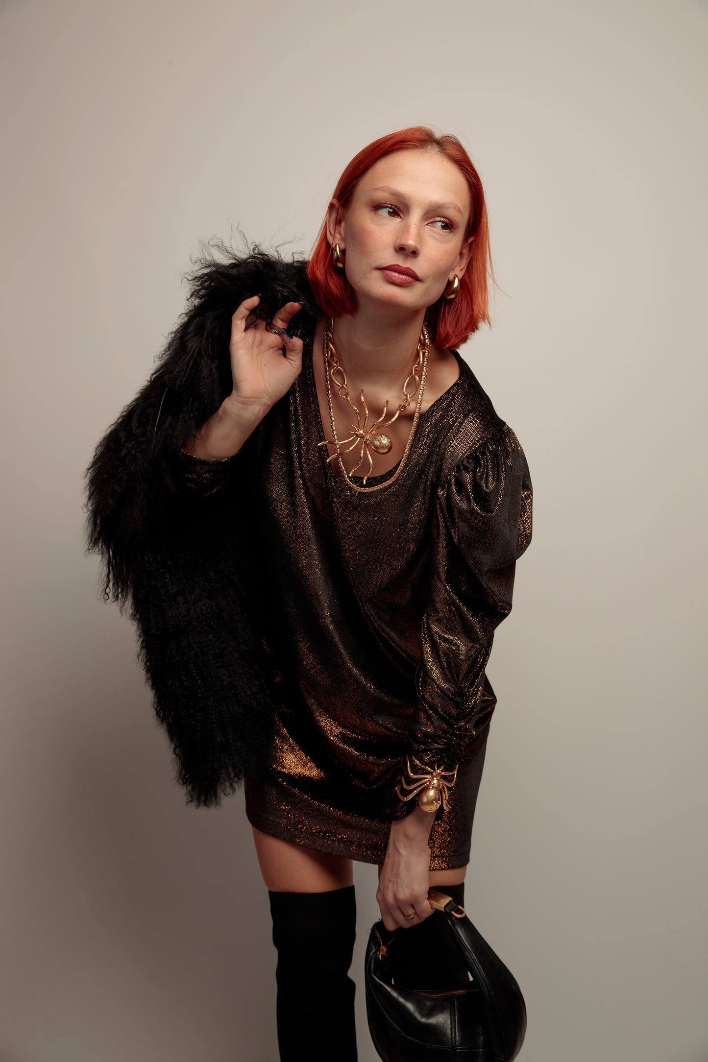 Vestido Pico Lupita Negro