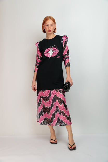 Vestido Pop Boca Tique