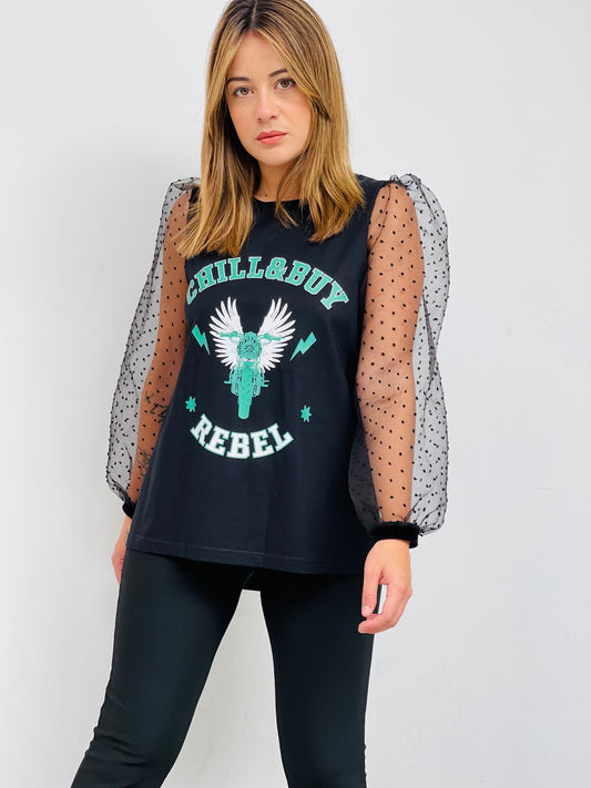 Camiseta Plumeti Rebel