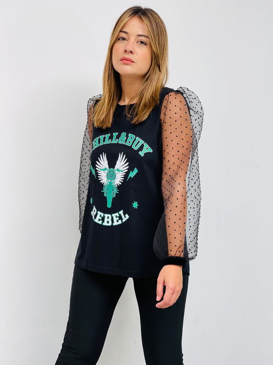 Camiseta Plumeti Rebel