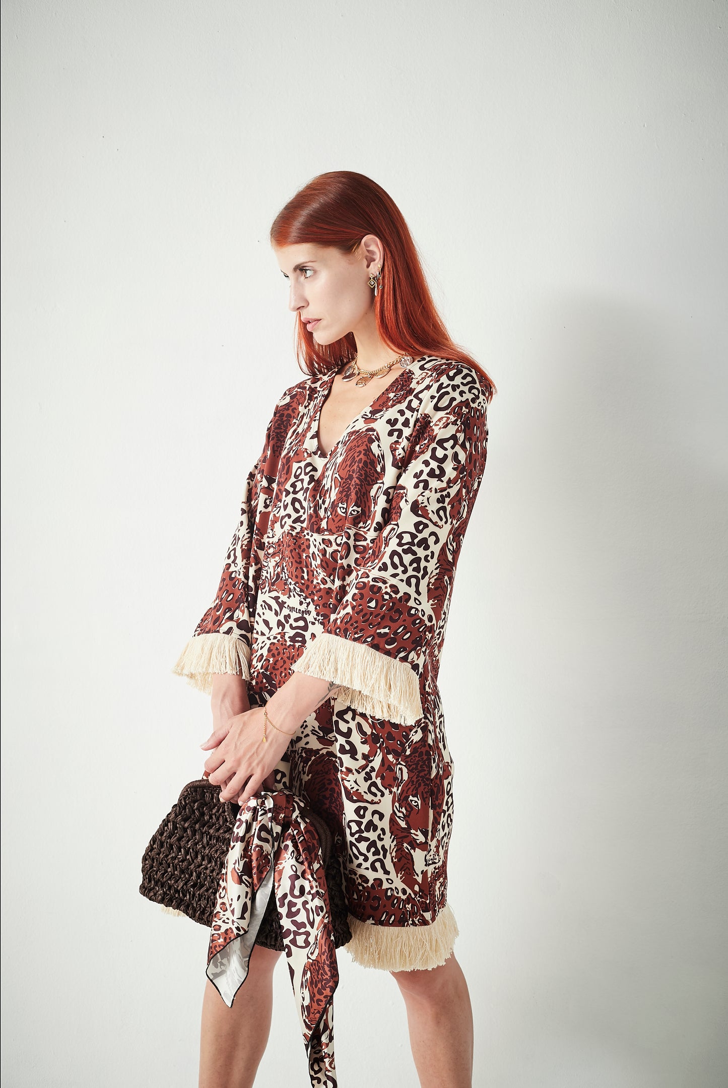 Vestido Safa Tiger Brown