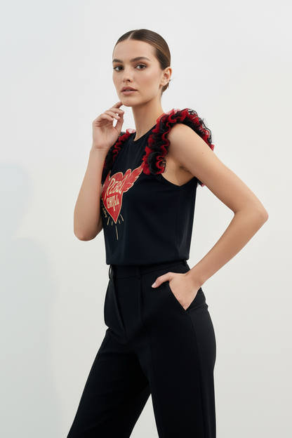 Camiseta Tría Rebel Rojo