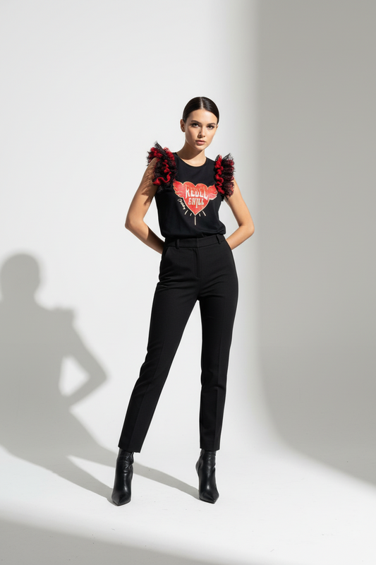 Camiseta Tría Rebel Rojo