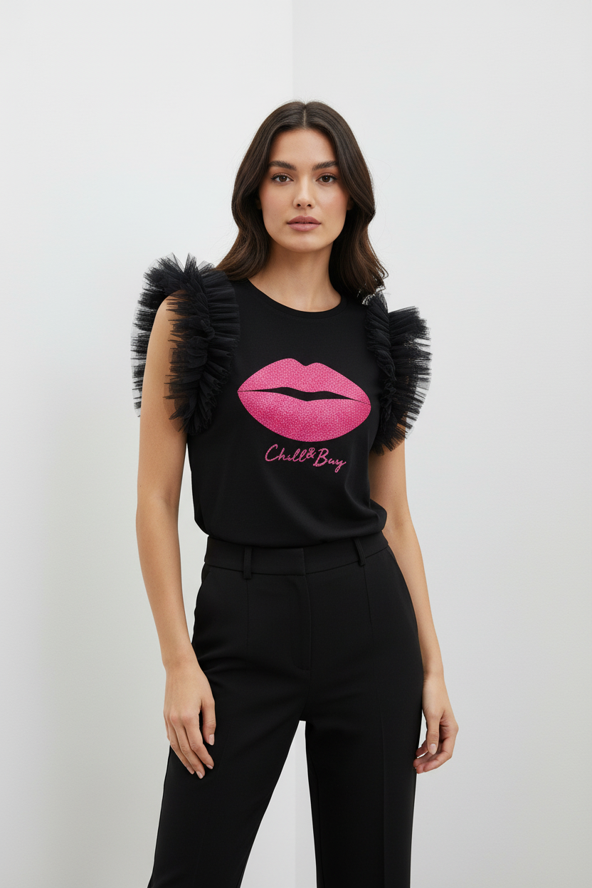 Camiseta Tul Boca Rosa