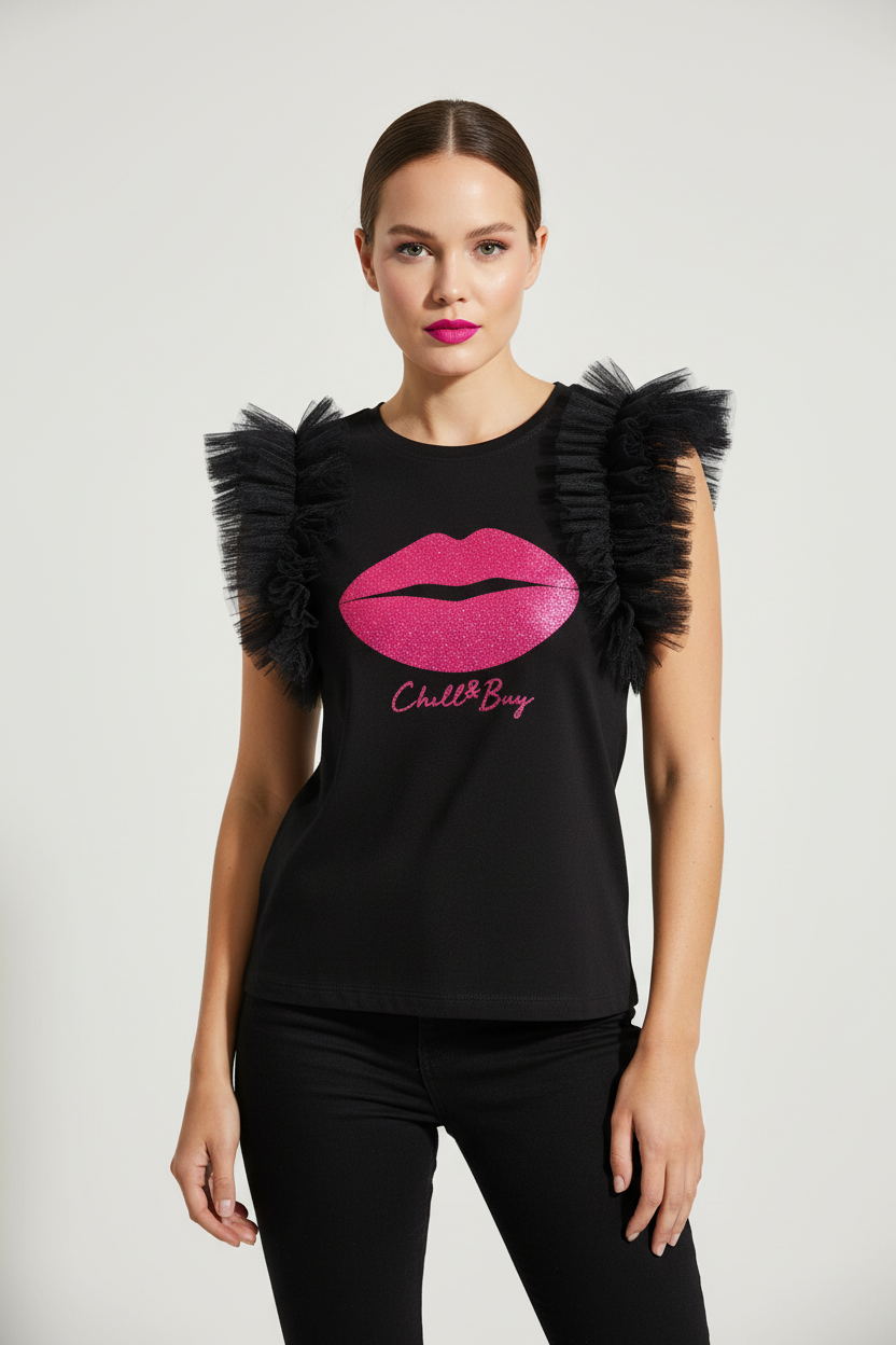 Camiseta Tul Boca Rosa