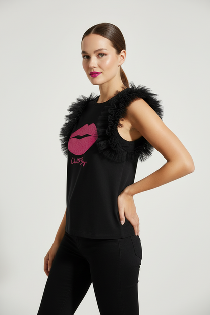 Camiseta Tul Boca Rosa