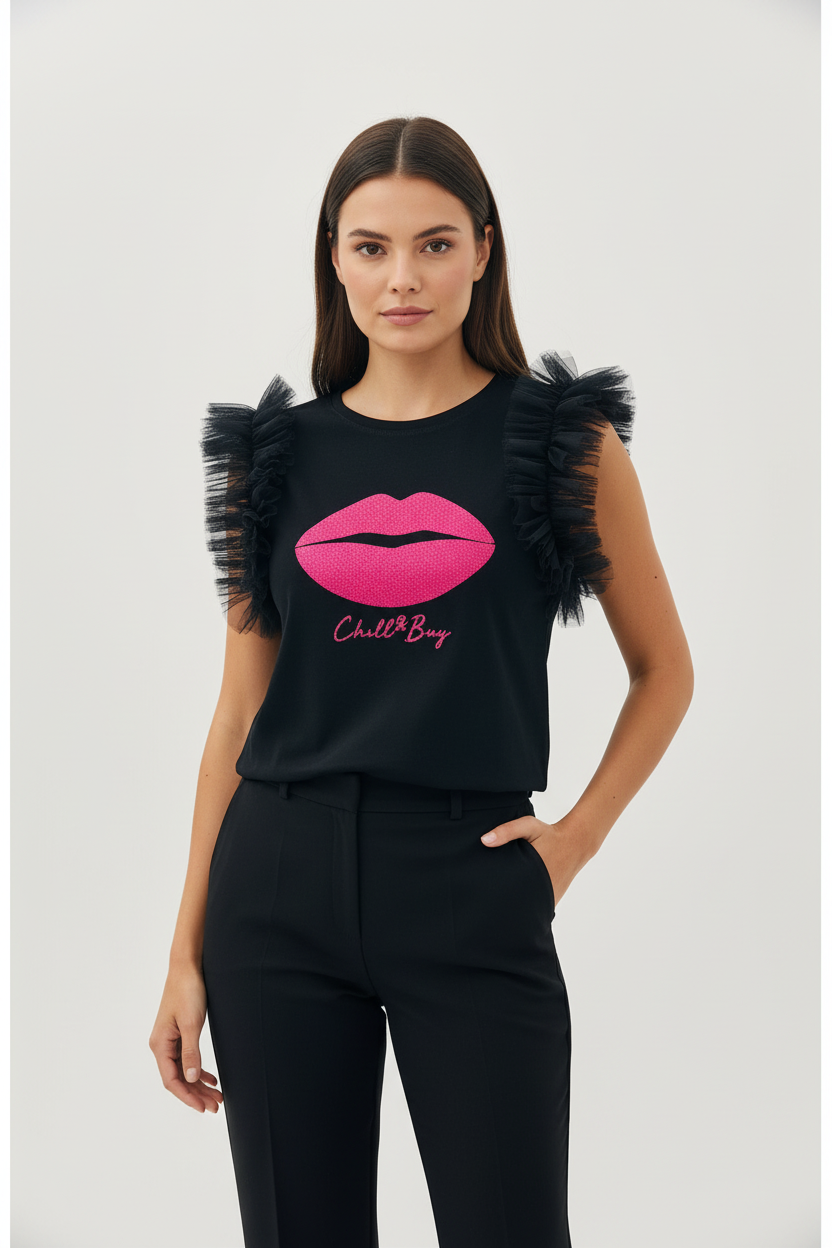 Camiseta Tul Boca Rosa