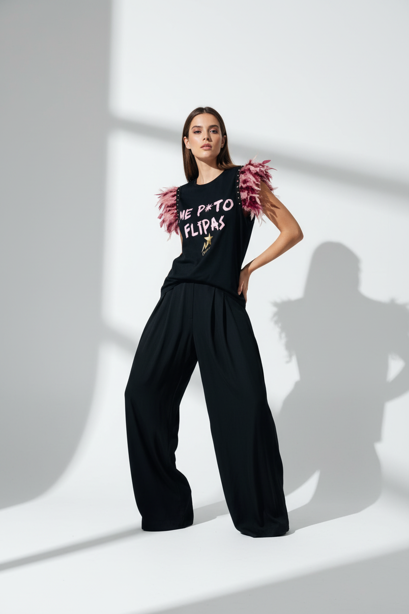 Camiseta Plumas Flipas