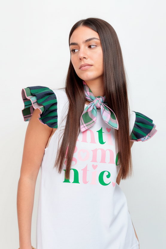 Bandana Carreaux Rose
