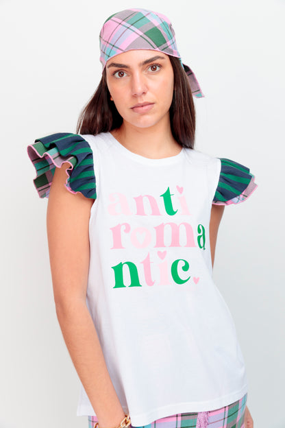 Bandana Cuadros Rosa