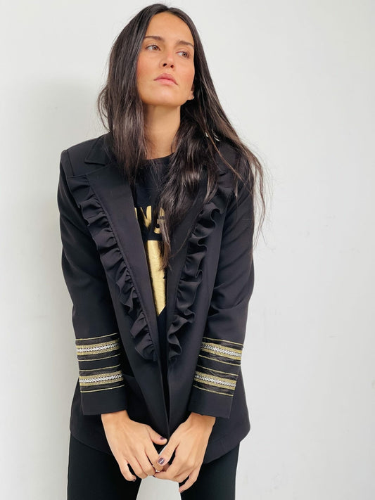 blazer punos dorados