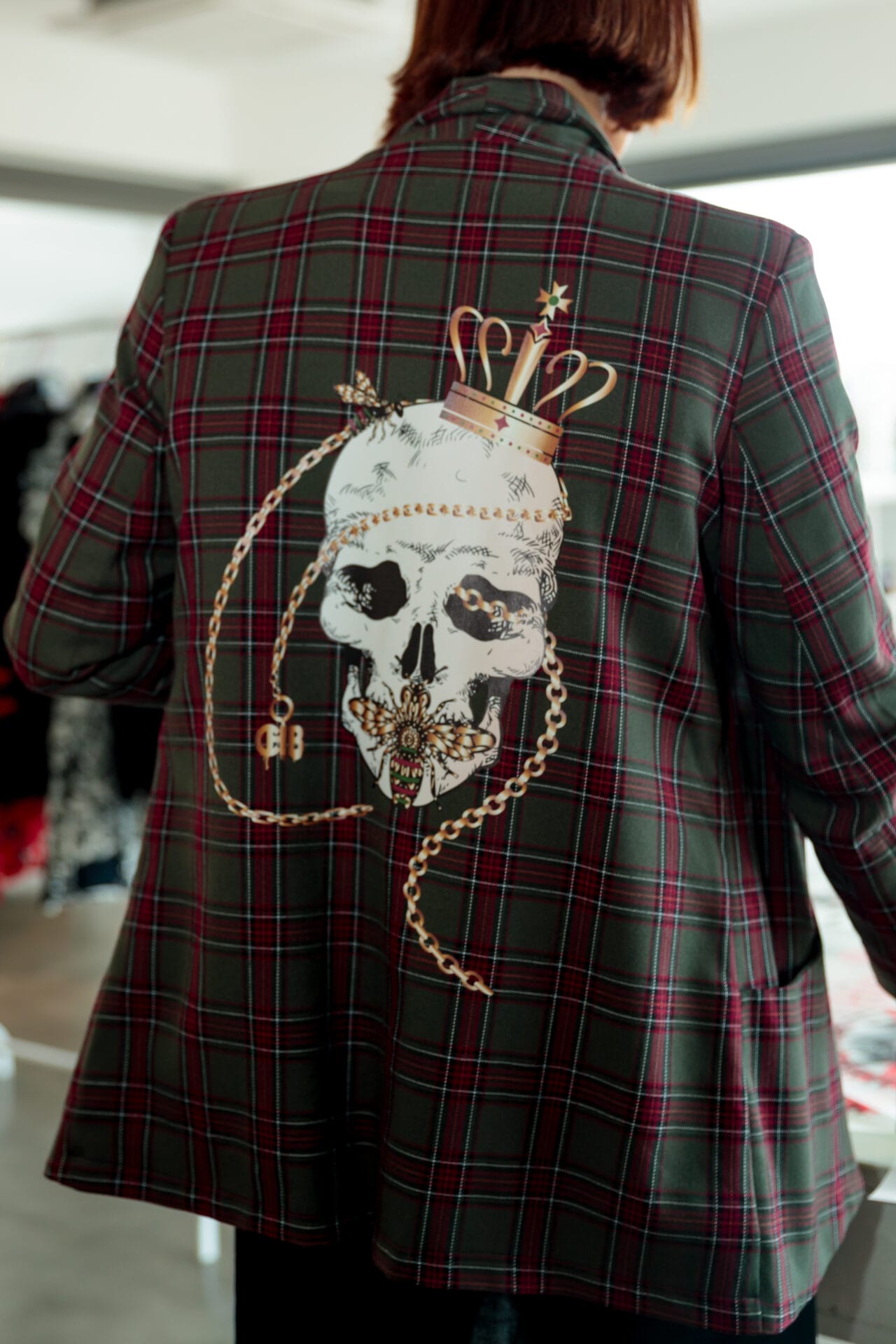 blazer smoking skull deluxe