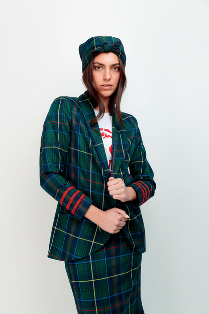 Bandana Tartán Verde