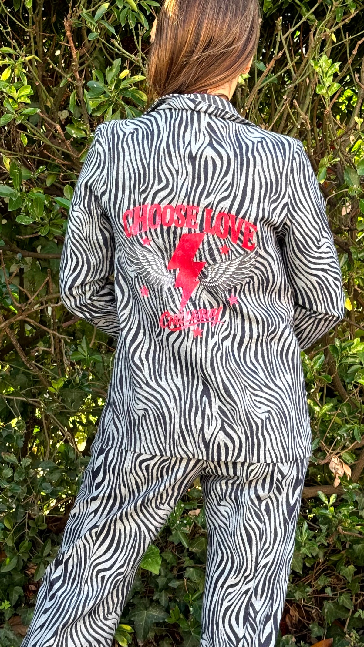 Blazer Flecos Choose Love