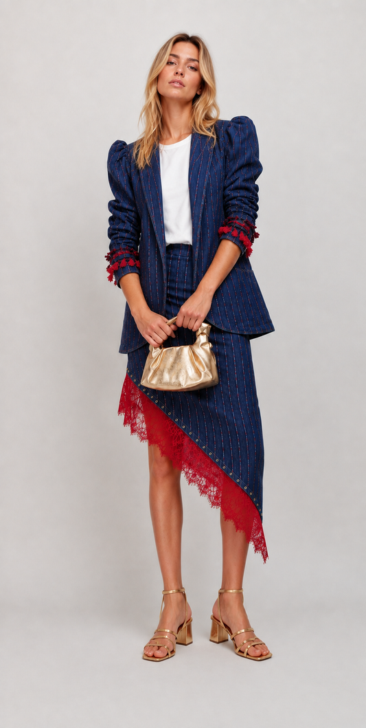 Blazer Denim Vibes