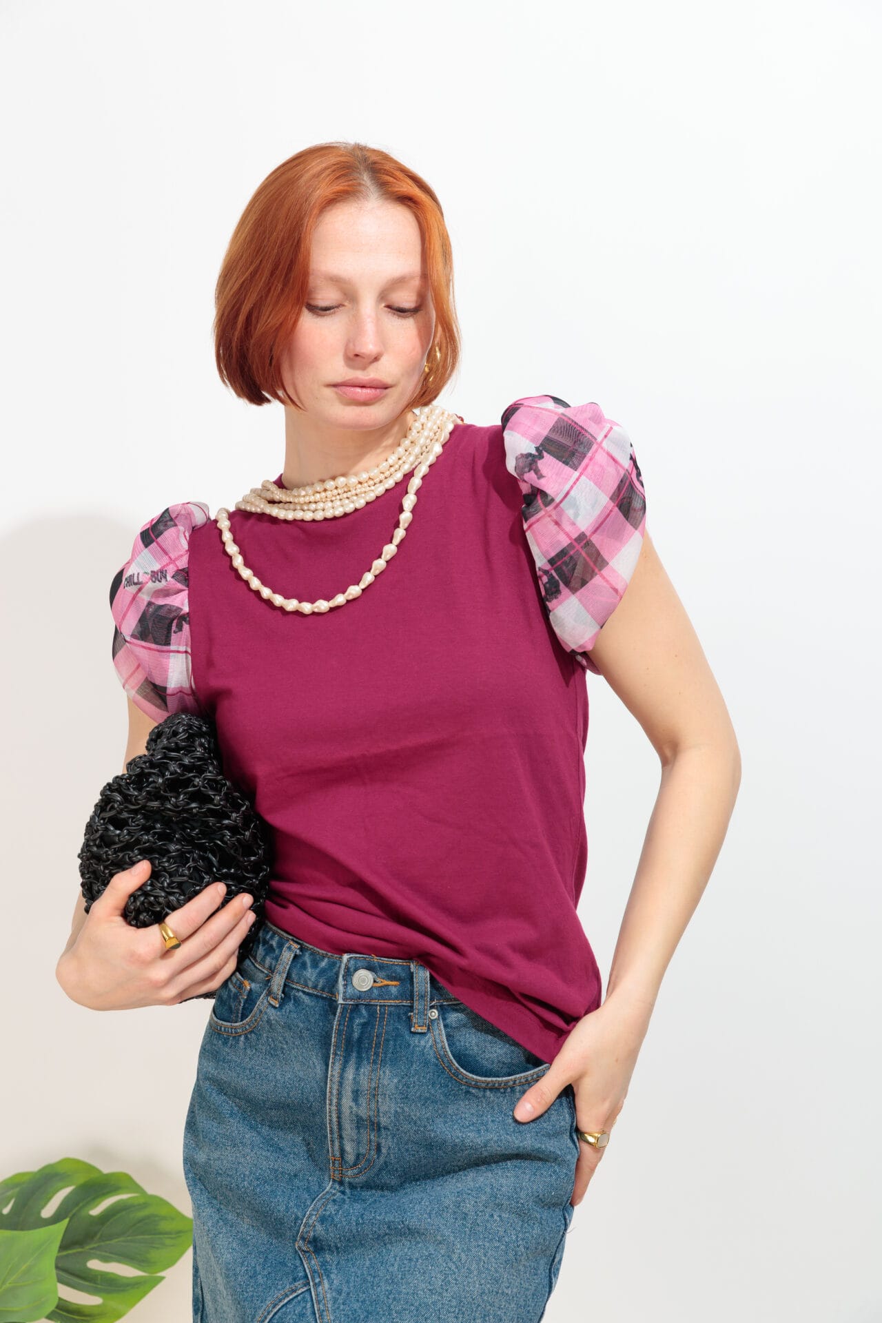 Camiseta Blow Burgundy
