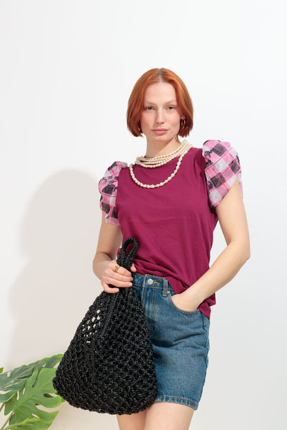 Camiseta Blow Burgundy