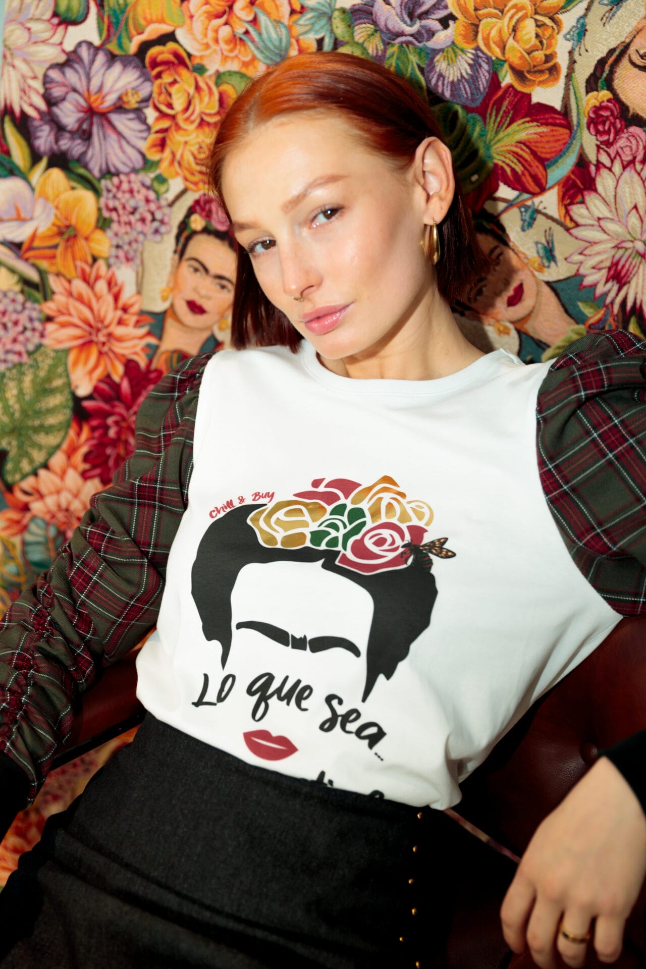 camiseta canela frida deluxe