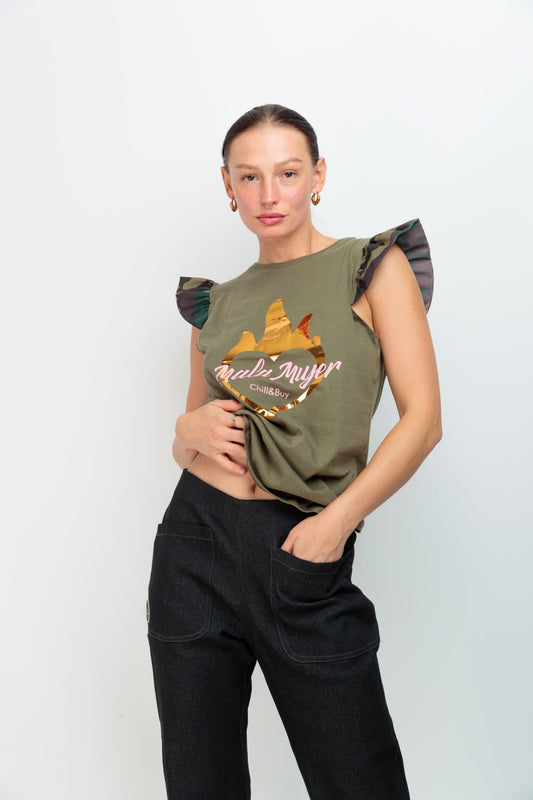 camiseta mala mujer