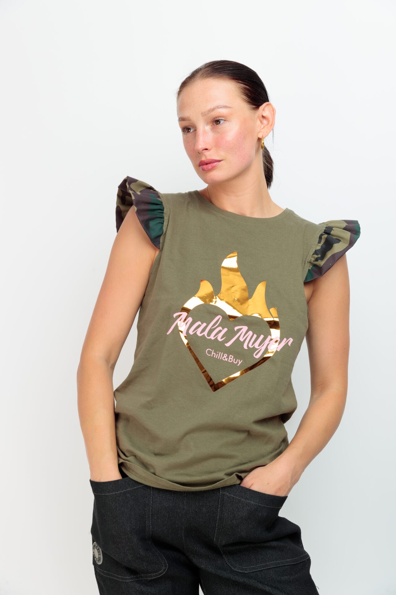 camiseta mala mujer