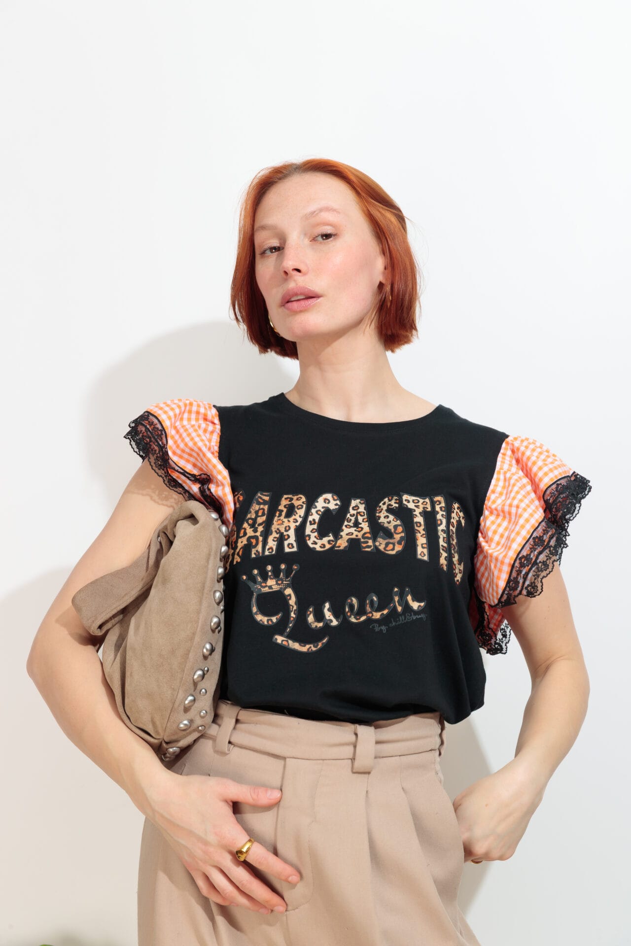 Camiseta Sarcastic Print