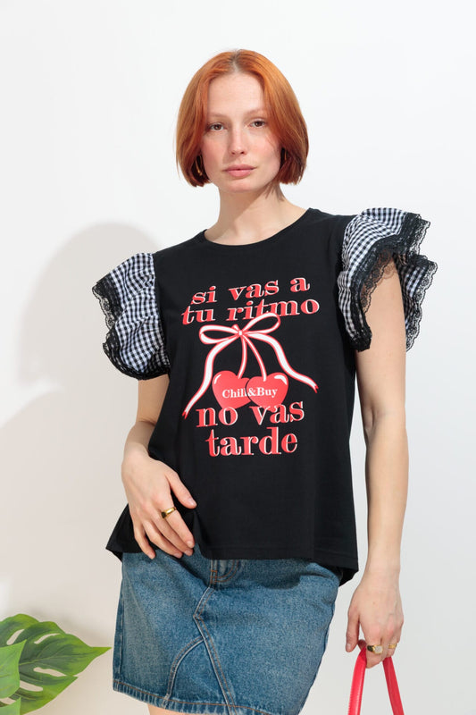 Camiseta Volantes Ritmo