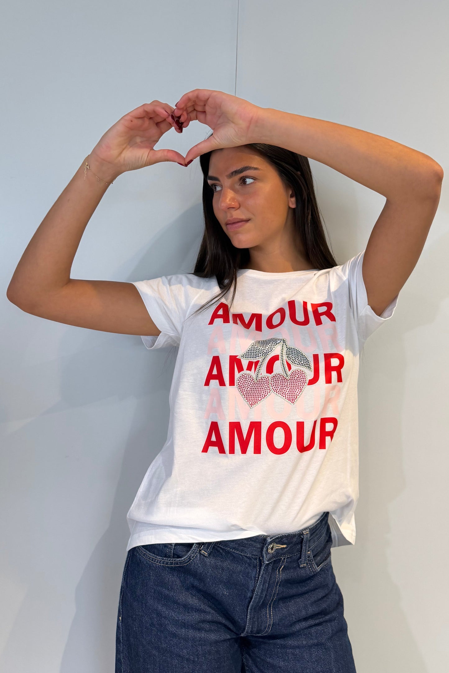 T-shirt Amour Cerise