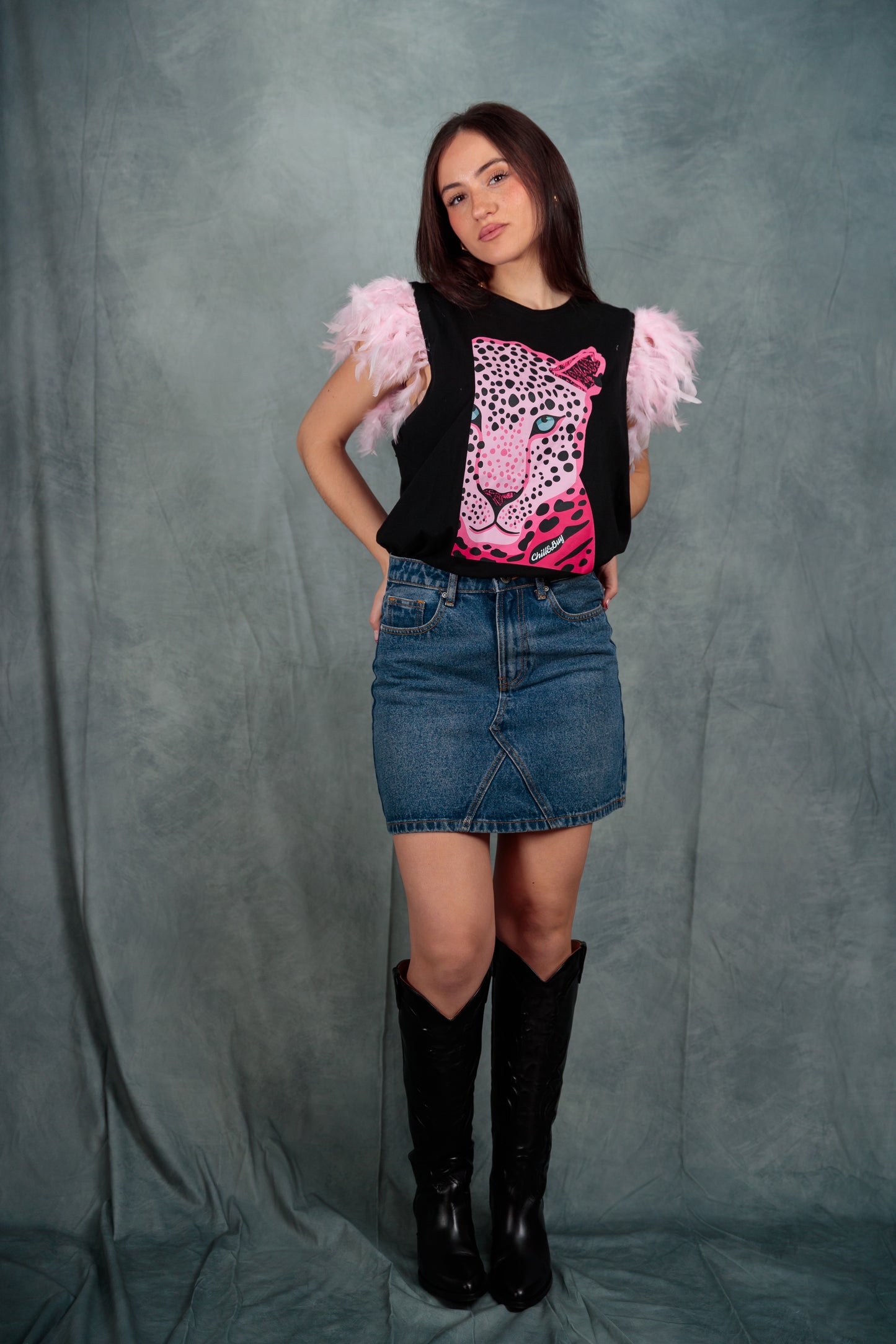 Camiseta Plumas Leo