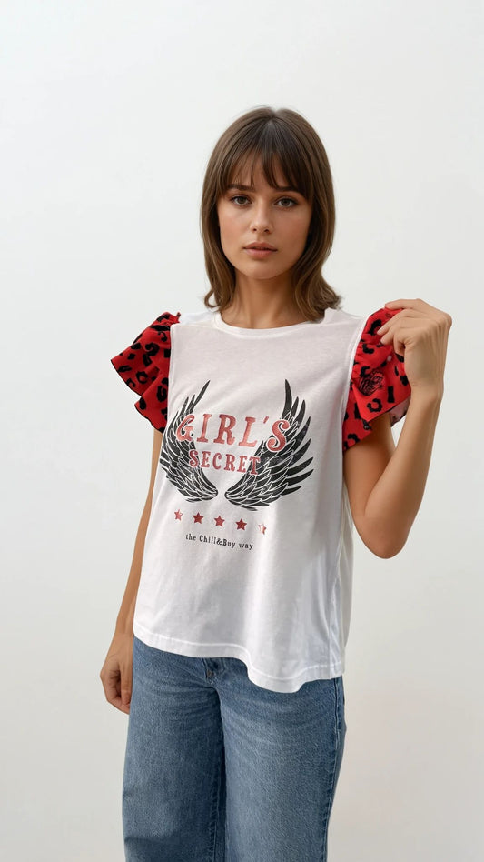 Camiseta Alas Felino