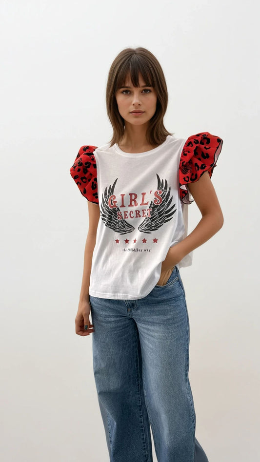 Camiseta Alas Felino