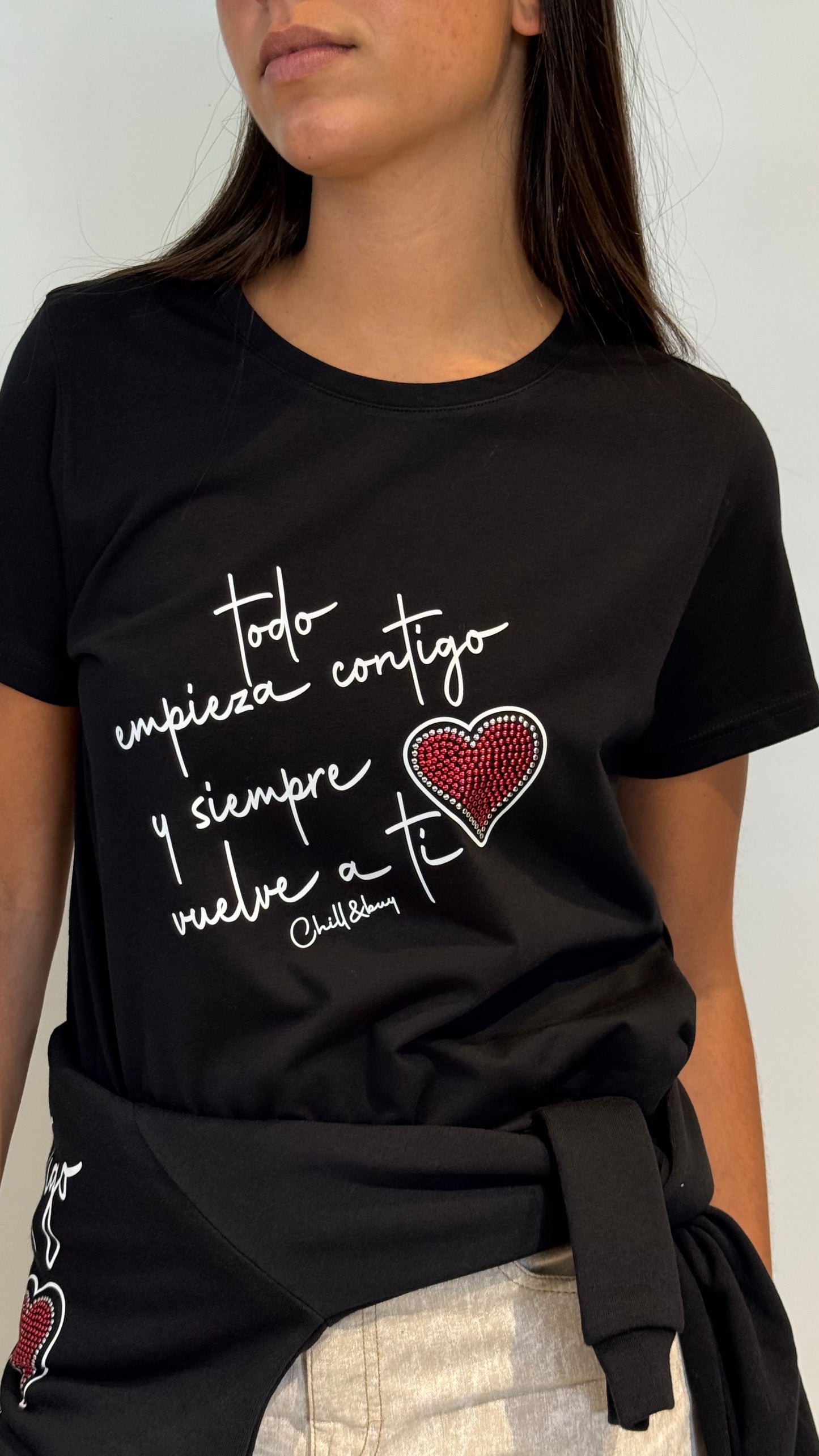 T-shirt Vuelve Strass