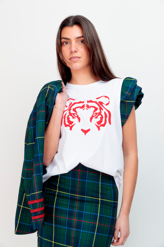 Camiseta Vera Tartán Tiger