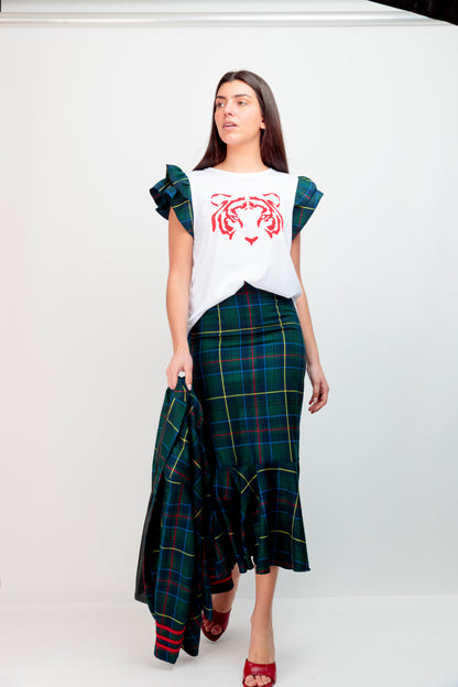 Camiseta Vera Tartán Tiger