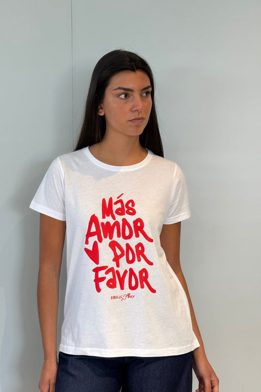 T-shirt Plus d'Amour Rouge