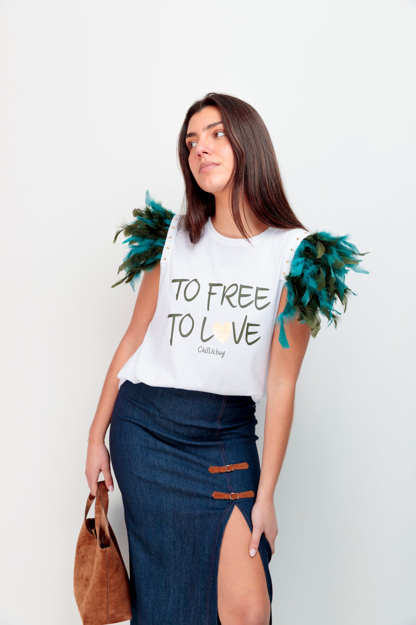 Camiseta Plumas To Free