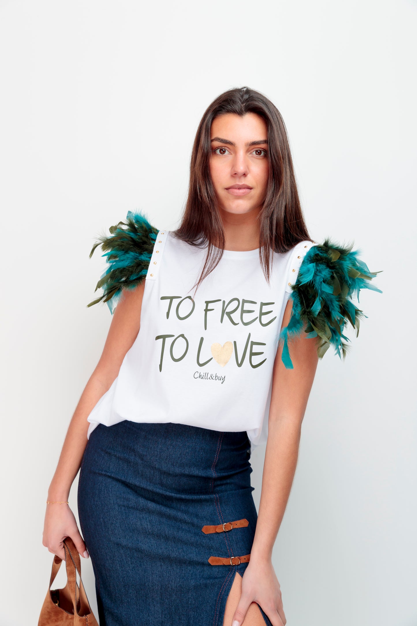 Camiseta Plumas To Free