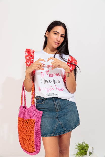 Camiseta Volantes Te Quiero